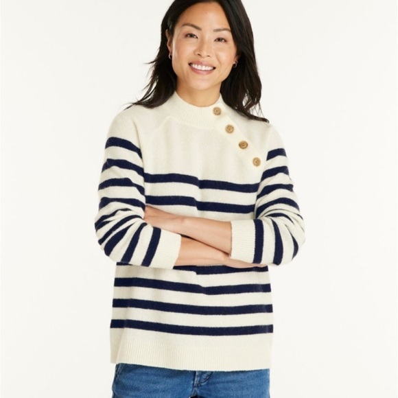 L.L. Bean Signature Wool Blend Sweater SMALL NEW - Picture 1 of 8